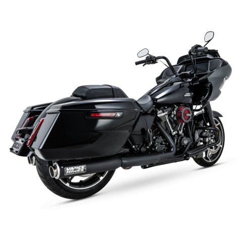 Vance & Hines 17-24 Harley-Davidson Touring Supersport Slip-On - Black thumbnail 1