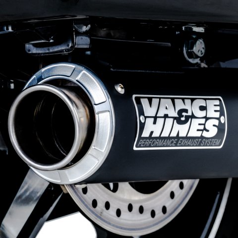 Vance & Hines 17-24 Harley-Davidson Touring Supersport Slip-On - Black thumbnail 2