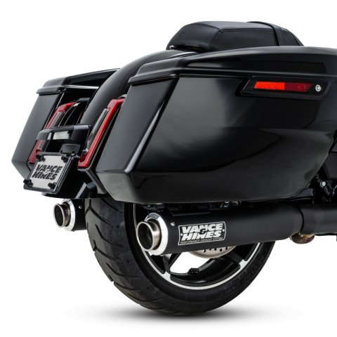 Vance & Hines 17-24 Harley-Davidson Touring Supersport Slip-On - Black thumbnail 3