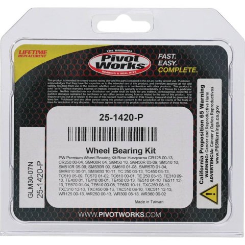 Pivot Works Premium Wheel Bearing