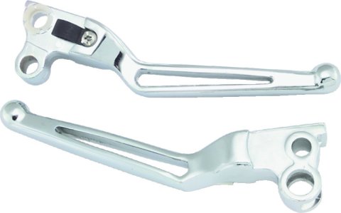 Bikers Choice 82-95 Big Twin & XL Chrome Custom Slotted Lever Set