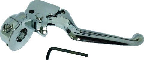 Bikers Choice 96-14 Big Twin (Exc. 08-14 FLH/FLT) / 96-03 XL Chrome Clutch Lever With Bracket