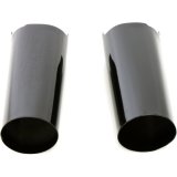 Bikers Choice 14-Up Touring Black +2 Inch Fork Tube Covers Pr thumbnail 1