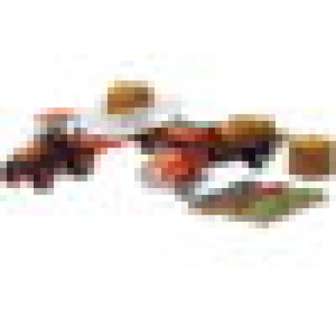 New Ray Toys Kubota Farm Tractor Play Set with Truck, Trailer, Crates and Haybales/ Scale - 1:32 thumbnail 1