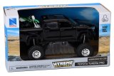 New Ray Toys Toyota Tundra Pro Lifted Truck Black with Kawasaki Dirt Bike 1:32 Scale thumbnail 2