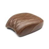 Mustang 18-21 Harley Low Rider, Sport Glide Wide Tripper Passenger Seat Diamond Stitch - Brown thumbnail 1