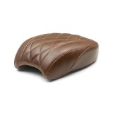 Mustang 18-21 Harley Street Bob Wide Tripper Passenger Seat Diamond Stitch - Brown thumbnail 1