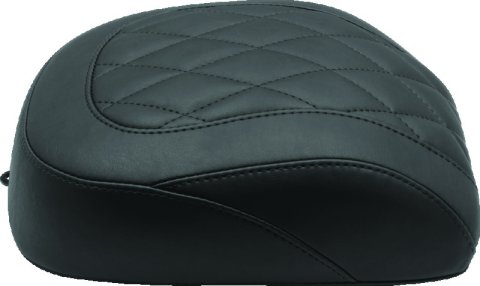 Mustang 18-21 Harley Fat Boy Wide Tripper Passenger Seat Diamond Stitch - Black thumbnail 3