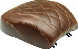 Mustang 18-21 Harley Fat Boy Wide Tripper Passenger Seat Diamond Stitch - Brown thumbnail 2