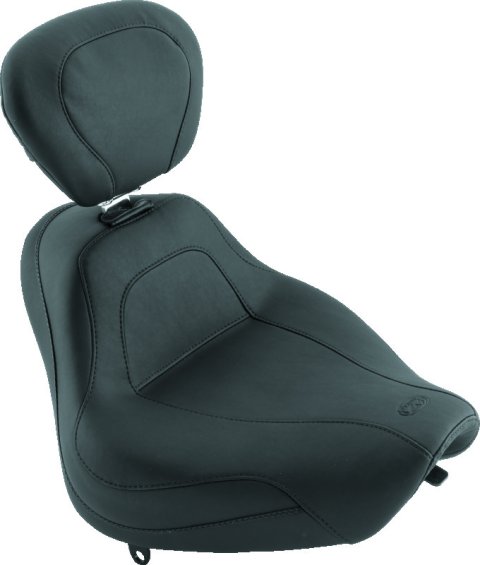 Mustang 18-21 Harley Fat Bob Wide Tripper Solo Seat Diamond Stitch - Brown thumbnail 2