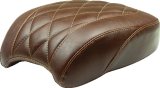 Mustang 18-21 Harley Heritage Classic, Deluxe Wide Tripper Passenger Seat Diamond Stitch - Brown thumbnail 1