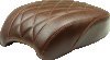 Mustang 18-21 Harley Heritage Classic, Deluxe Wide Tripper Passenger Seat Diamond Stitch - Brown thumbnail 3