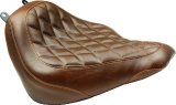 Mustang 18-21 Harley Heritage Classic, Deluxe Wide Tripper Solo Seat Diamond Stitch - Brown thumbnail 2