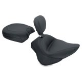 Mustang 11-13 Harley Blackline,12-17 Slim/Slim S Wide Vint Touring Recessed Passenger Seat - Black thumbnail 1