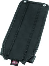 Mustang 00-15 Harley Softail Standard Rear Tire Standard Touring Solo Seat w/Driver Backrest - Black thumbnail 1