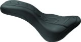 Mustang 11-19 Kawasaki Vulcan 1700, Vaquero Std Touring 1PC Seat w/Driver Backrest - Black thumbnail 2