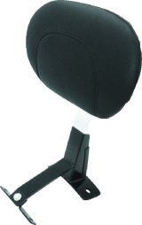 Mustang 08-21 Harley FL Touring Driver Backrest Kit - Black thumbnail 1