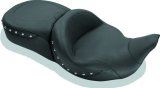 Mustang 08-21 Harley Electra Glide,Rd Glide,Rd King,Str Glide Super Touring 1PC Seat w/Studs - Black thumbnail 1