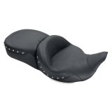 Mustang 08-21 Harley Electra Glide,Rd Glide,Rd King,Str Glide Super Touring 1PC Seat w/Studs - Black thumbnail 2