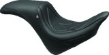 Mustang 06-17 Harley Softail Wide Tire (200mm) Wide Touring Recessed Passenger Seat w/Studs - Black thumbnail 2
