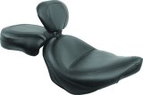 Mustang 03-17 Victory Vegas/ Kingpin, 05-07 8-Ball Touring 2PC Seat w/ Driver Backrest - Black thumbnail 1
