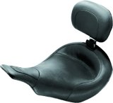 Mustang 97-07 Harley Electra Glide, Rd Glide Standard Touring Solo Seat w/ Driver Backrest - Black thumbnail 1