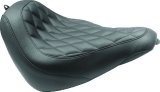 Mustang Harley Medallion Style Sissy Bar Pad (7 inch x 12 inch) - Black thumbnail 2