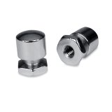 Mustang Solo Mounting Nuts (Pair) - Chrome thumbnail 2