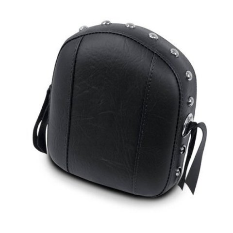 Mustang Harley Sissy Bar Pad Low Medallion Style - Black thumbnail 2