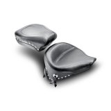 Mustang 00-15 Harley Softail Standard Rear Tire Wide Touring Passenger Seat w/Studs - Black thumbnail 1