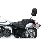 Mustang 04-21 Harley Sportster Duke 1PC Seat Regal - Black thumbnail 2