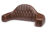 Mustang 14-21 Indian Chieftain,Chief,Dk Horse,Roadmaster,Vint Pass Backrest w/Diam Stitch - Brown thumbnail 1