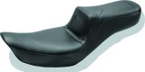 Mustang 06-17 Harley Dyna Squareback 1PC Seat - Black thumbnail 1
