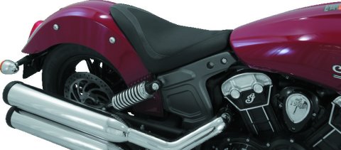 Mustang 15-21 Indian Scout Runaround Solo Seat - Black thumbnail 3