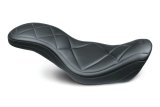 Mustang 06-17 Harley Dyna Super Tripper 1PC Seat Carbon - Black thumbnail 2