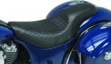 Mustang 84-06 Harley Standard Rear Tire Duke 1PC Seat Regal- Black thumbnail 2