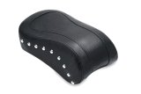 Mustang 84-06 Harley Standard Rear Tire Standard Touring Passenger Seat w/Studs - Black thumbnail 2