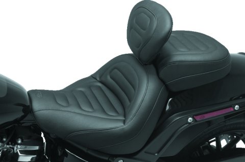 Mustang 08-21 Harley Electra Glide,Rd Glide Rd King,Street Glide Std Touring 1PC Seat Regal - Black
