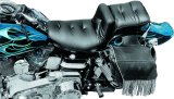 Mustang 58-84 Harley FX/FL Duke Extra Wide 1PC Seat Regal - Black thumbnail 3