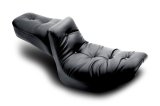 Mustang 82-00 Harley FXR 2PC Seat Regal - Black thumbnail 1