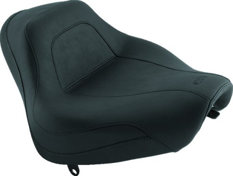 Mustang 00-07 Harley Softail Deuce Sport Touring Solo Seat - Black