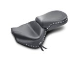 Mustang 99-15 Yamaha Road Star 1600, 1700 Wide Touring 2PC Seat w/Studs - Black thumbnail 1