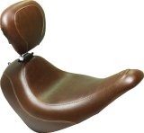 Mustang Harley Low Medallion Style Sissy Bar Pad (7.5 inch x 9 inch) w/Studs- Black thumbnail 3