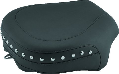 Mustang 08-21 Harley Electra Glide,Rd Glide,Rd King,Str Glide Pass Seat(13.5wide)/Studs - Black thumbnail 1