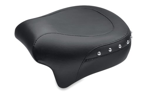 Mustang 08-21 Harley Electra Glide,Rd Glide,Rd King,Str Glide Pass Seat(13.5wide)/Studs - Black thumbnail 2