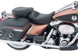 Mustang 08-21 Harley Electra Glide, Rd Glide, Rd King, Str Glide Tour Pass Seat w/Studs - Black thumbnail 1