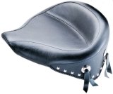 Mustang 84-06 Harley Standard Rear Tire Wide Touring Solo Seat w/Studs - Black thumbnail 1