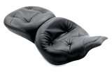 Mustang 97-07 Harley Electra Glide & Road Glide Wide Touring 1PC Seat Regal - Black thumbnail 1