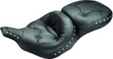 Mustang 97-07 Harley Electra Glide, Rd Glide Wide Touring Regal 1PC Seat w/Studs - Black thumbnail 2
