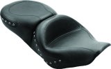 Mustang 97-07 Harley Rd King,06-07 Str Glide,00-05 Eagle Hightail Std Tour Pass Seat w/Studs - Black thumbnail 2